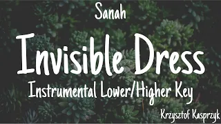 Invisible Dress | Instrumental  Higher/Lower Key | Sanah (with lyrics)