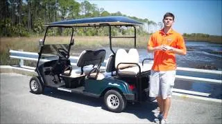 6 Passenger Golf Cart with Flip Seat From Moto Electric Vehicles