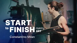 Watch This Teen Professional Artist Paint a Masterpiece