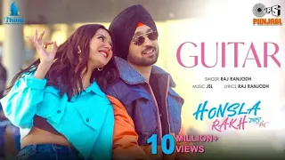 Guitar Honsla Rakh (Official Video) Diljit Dosanjh Shehnaaz Gill, Latest Punjabi Songs 2021