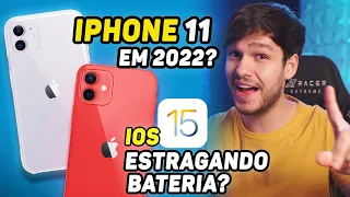 iOS 15 TÁ DIMINUINDO A SAÚDE DA BATERIA? IPHONE 11 em 2022? #rodrigoresponde