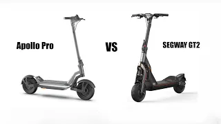 Electric Scooters Apollo Pro Vs Segway GT2