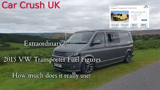 Extraordinary !! - 2015 VW Transporter Fuel Figures - How much does it really use?