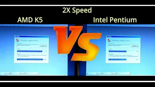 AMD K5 100MHz vs Intel Pentium 100MHz. Socket 7 & Socket 3 100MHz (ish) x86 CPU challenge.