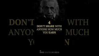 5 things never share with anyone in your life (Albert Einstein) #shorts #motivation #alberteinstein