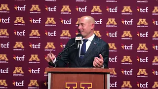 P.J. Fleck explains the importance of cultural sustainability