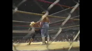 Hair Cage Full Jerry Lawler vs  Austin Idol 1987 Memphis