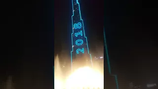 Burj khalifa 2018 - light up Dubai (preperations)