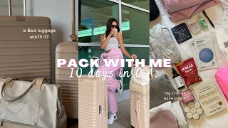 Pack with Me! | Beis Luggage Review, Organization Tips, My Travel Essentials + More | Sloan Byrd