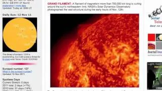 2MIN News: Nov12 - Magnetosphere, Sun, NASA, Quakes