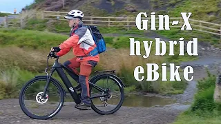 Gin X hybrid eBike, moutain bike cross Street City electric bike. 48v battery 250 watt motor