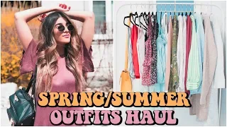 HUGE SPRING / SUMMER TRY ON HAUL + OUTFIT IDEAS