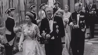 Queen Elizabeth II in Stockholm 1956