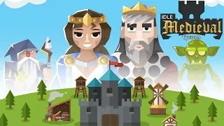 Симулятор Замка строим Кликая Idle Medieval Tycoon обучение и разведка