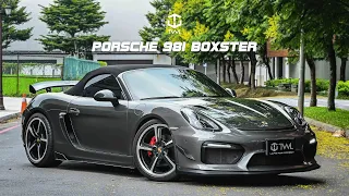 Porsche 981 Boxster upgrade package, revitalizing this classic and iconic 981 to a whole new level.