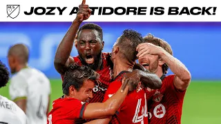 GOAL!! Jozy Altidore is back in town scoring for Toronto FC!!