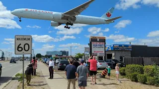 Runway 23 Landing at Toronto Pearson - Air Canada Boeing 777-300ER