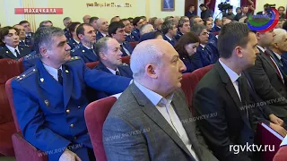 Юрий Чайка подвел предварительные итоги проверки и представил коллективу нового прокурора республики