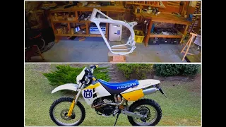 MONTANDO HUSQVARNA TE 610 DESDE CERO // REBUILD TIMELAPSE // #6