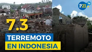IMÁGENES del TERREMOTO en INDONESIA de 7.3 que ha causado una ALERTA DE TSUNAMI