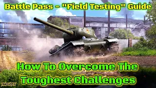 War Thunder Battle Pass Season 8 Challenge Guide "Field Testing" -Tips and Tricks To Level Up Faster