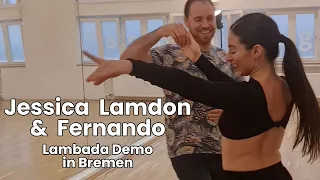 Jassica Lamdon & Fernando - LambaZouk demo in Bremen