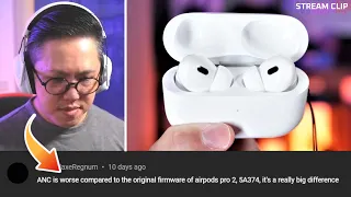 AirPods Pro 2's noise cancelling actually weaker? 🤔