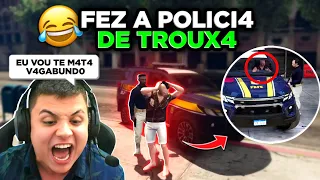 Paulinho o LOKO se IRRITA E R0UB4 a VIATURA da PRF e FUGlU DA PRlSÃ0 no GTA RP 😂