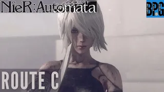 Nier: Automata - Full Route C (Endings C, D, E) Playthrough - A2 Story - Endings C, D & E