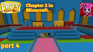 Let's build Poppy Playtime Chapter 2 Toy Factory in Minecraft. Part 4