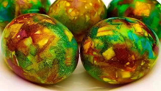 Paint Easter eggs 2023 like ORIGINAL and very quickly! Marble eggs - the best recipe