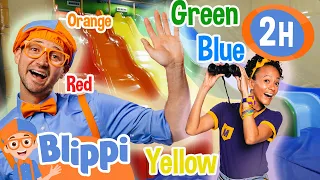 Learn Colors at the Playground | Blippi & Meekah Best Friend Adventures| Educational Videos for Kids