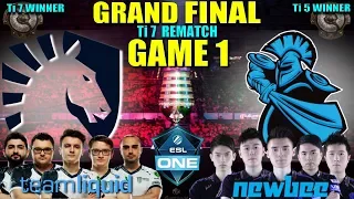 TEAM LIQUID vs NEWBEE ( Ti REMATCH) - ESL ONE GENTING - GRAND FINAL - GAME 1  [ Highlights ]