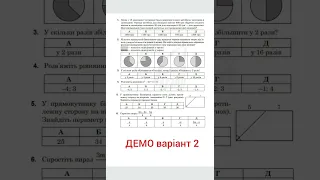 НМТ 2023. Зразки завдань. Демонстраційні варіанти 1-3. Математика. Нац мультипредметний тест.