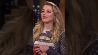 Amber Heard FLIRTING During Interview! #comedy #funnyvideo #viral