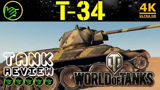 T-34 WOT Tank Review - World of Tanks