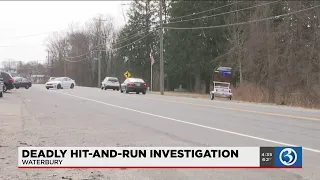 VIDEO: Police searching for suspect in Waterbury hit-and-run