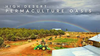 Couple Builds A High Desert Permaculture Oasis | "All About God's Abundance"