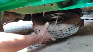 CNG maxima z stepney tyre.? change video