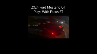 2024 Ford Mustang VS Ford Focus ST #mustang #mustangfans #fordmustang #s650 #fordfocus #s650mustang