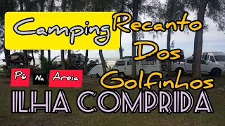 CAMPING pé na areia ILHA COMPRIDA chegando pela praia #caravan#trail#rv#kombihome #rooftop#MOTORHOME