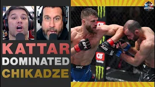 Calvin Kattar Dominates Giga Chikadze Fight! | WEIGHING IN