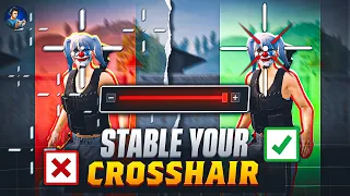 🔥Make Your Crosshair Stable Easily | How To Stable Crosshair For More Headshot (BGMI/PUBG)