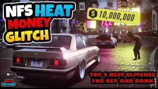 FIVE *OFFLINE* UNLIMITED MONEY & REP GLITCHES In NFS Heat! EASY Low Level Money Glitches Xbox Ps4 Pc