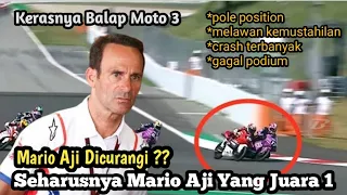 Moto 3 : Aksi Paling Mengagumkan Mario Suryo Aji di Eropa || Apa Benar Dicurangi ⁉️