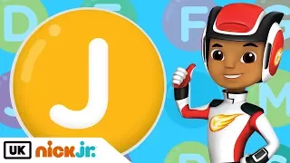 Words beginning with J w/ AJ! | Blaze and the Monster Machines  | Nick Jr. UK