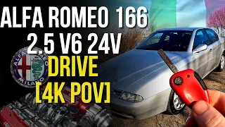 Alfa Romeo 166 (1999) 2.5 V6 24v Drive [4K POV]