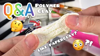 Polymer Clay Tips and Tricks you didn’t know for Beginners 🌟| Q&A | Strawberrypuffcake