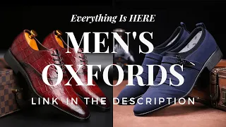 Men's Oxford Shoes / Oxford Shoes #21 / Оксфорды Мужские