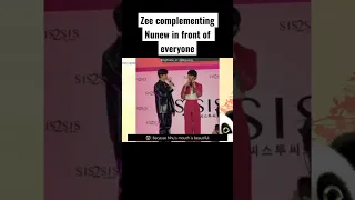 Zee complementing Nunew in front of everyone#zeenunew